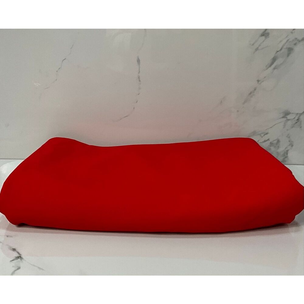 Vintage Thick Red Knit Fabric 1.5 yards
